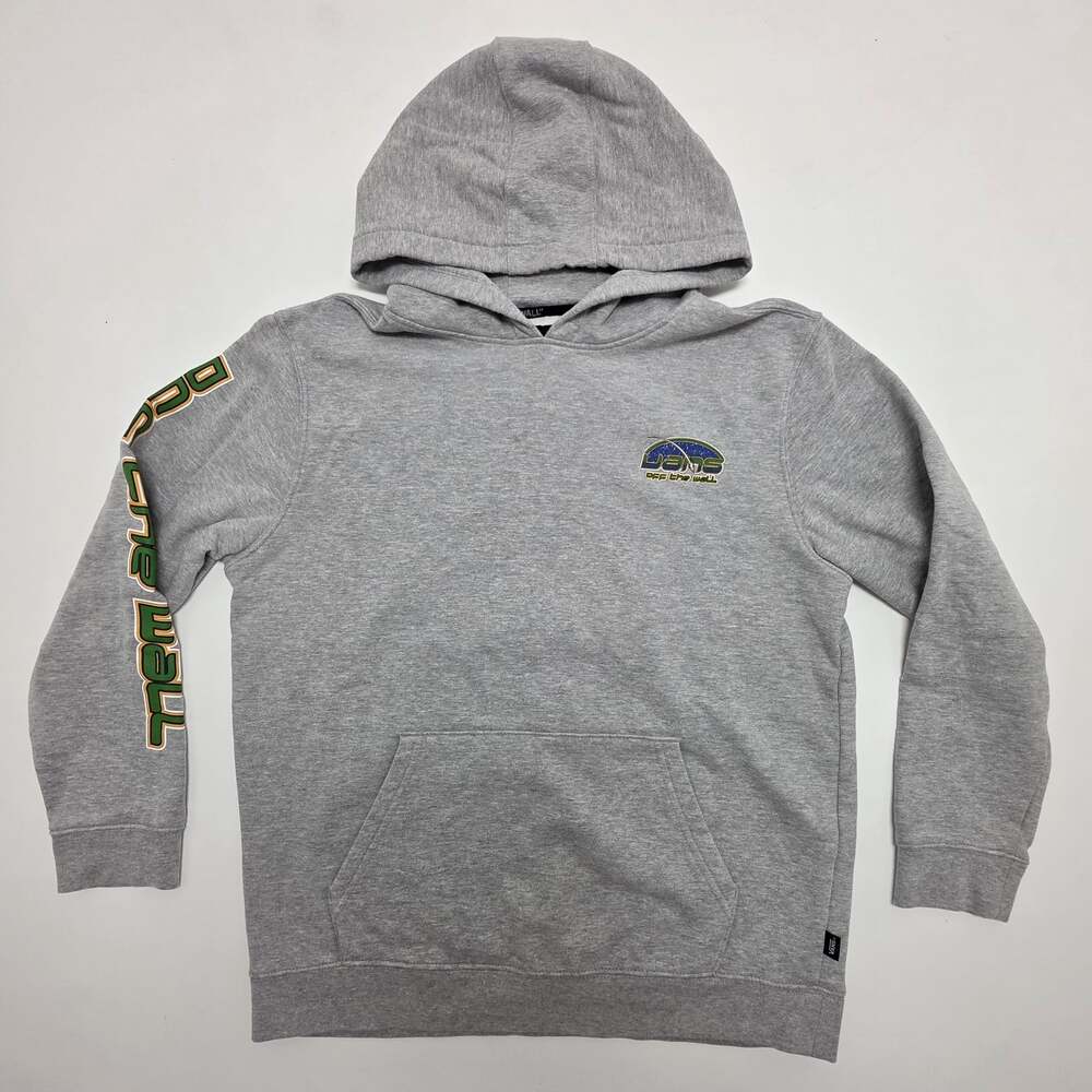 Vans Off The Wall Space Planet Logo Grey Graphic Hoodie XL